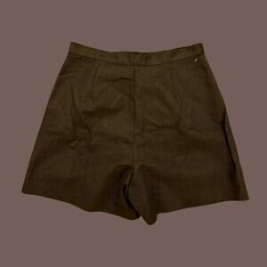 Benetton Wool Skort | Brown | IT 42 | Vintage